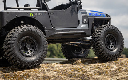 Axial SCX10 III Jeep CJ-7 Blue with Mickey Thompson Baja Boss tires