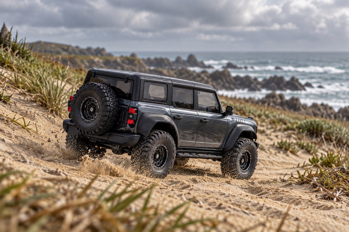 Gray Bronco Raptor coastal trail