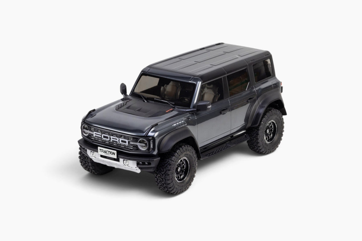 Gray Bronco Raptor front studio