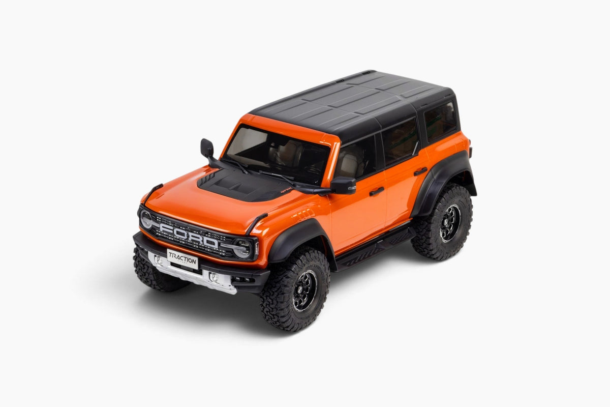 Orange Bronco Raptor front studio