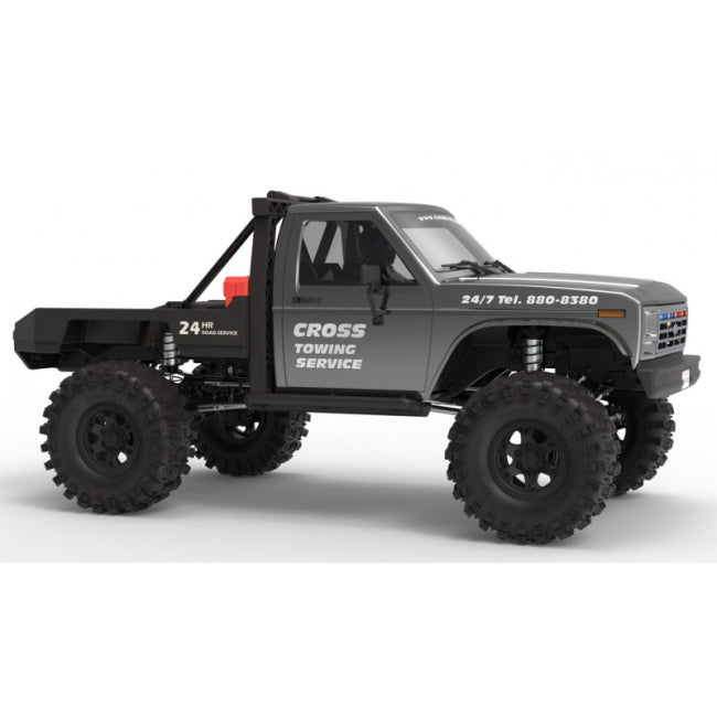 CROSSRC EMO X3 rear three-quarter portal-axle view