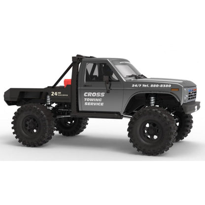 CROSSRC EMO X3 rear three-quarter portal-axle view
