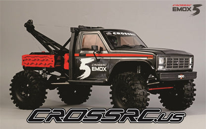 CROSSRC EMO X5 Red brushless recovery crawler official view