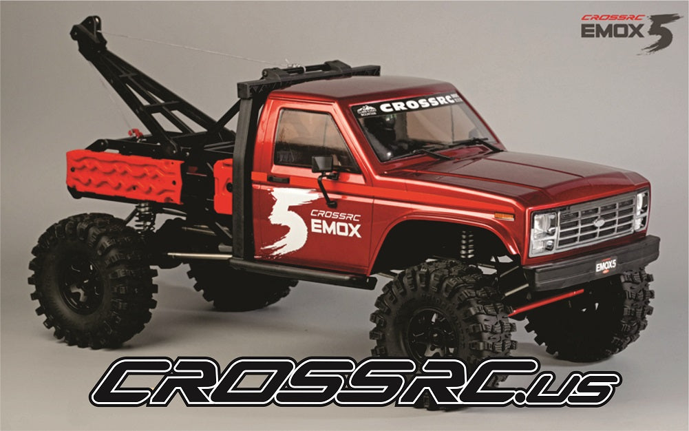 CROSSRC EMO X5 Deep Grey brushless recovery crawler official view