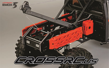 CROSSRC EMO X5 rear recovery boom and accessory detail