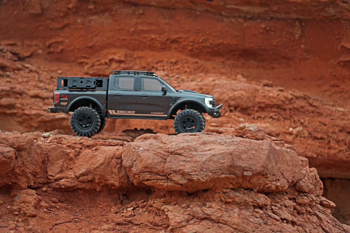 CROSSRC EMO XX2 1/5 Gunmetal full side action view