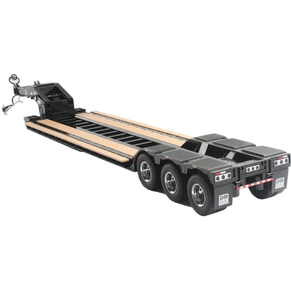 Diecast Masters 27010 Western Star 49X lowboy trailer rear three-quarter view