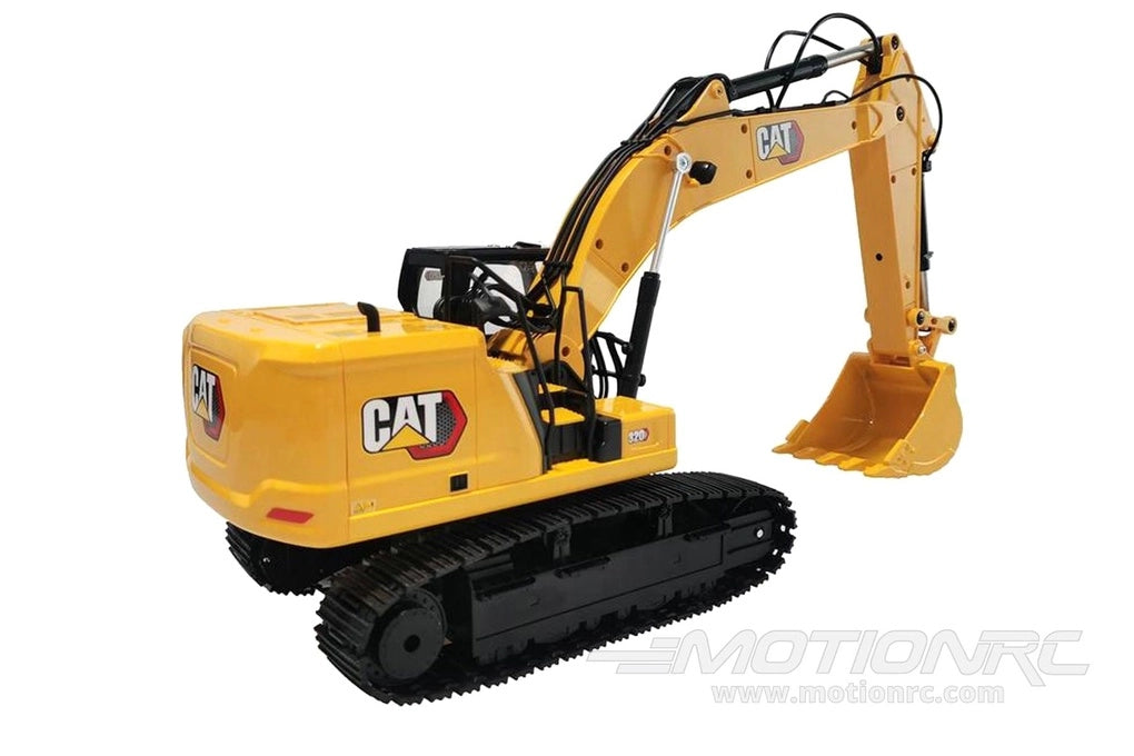 Diecast Masters Caterpillar 320 1/16 RC excavator grapple and hammer attachments
