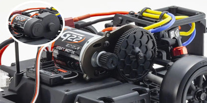 Kyosho FAZER D2 high-mounted G22 brushed motor and gear cover