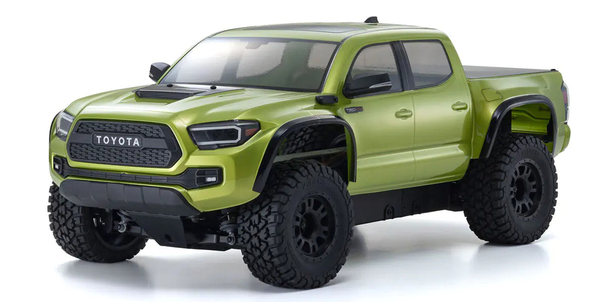Kyosho KB10L 2021 Toyota Tacoma TRD Pro Electric Lime Ultra Scale body