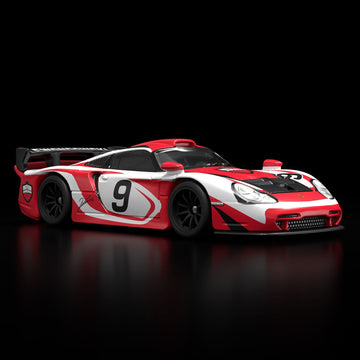 Hot Wheels x Robert Lewandowski 1997 Porsche 911 GT1 JWT48 official detail view 1