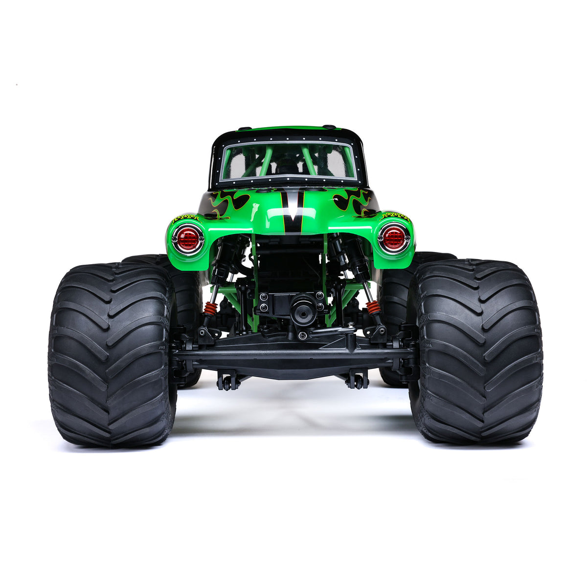 Losi LMT 2.0 Grave Digger 1/8 chassis and body detail