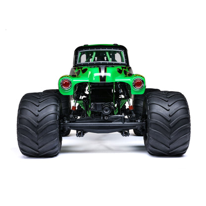 Losi LMT 2.0 Grave Digger 1/8 chassis and body detail