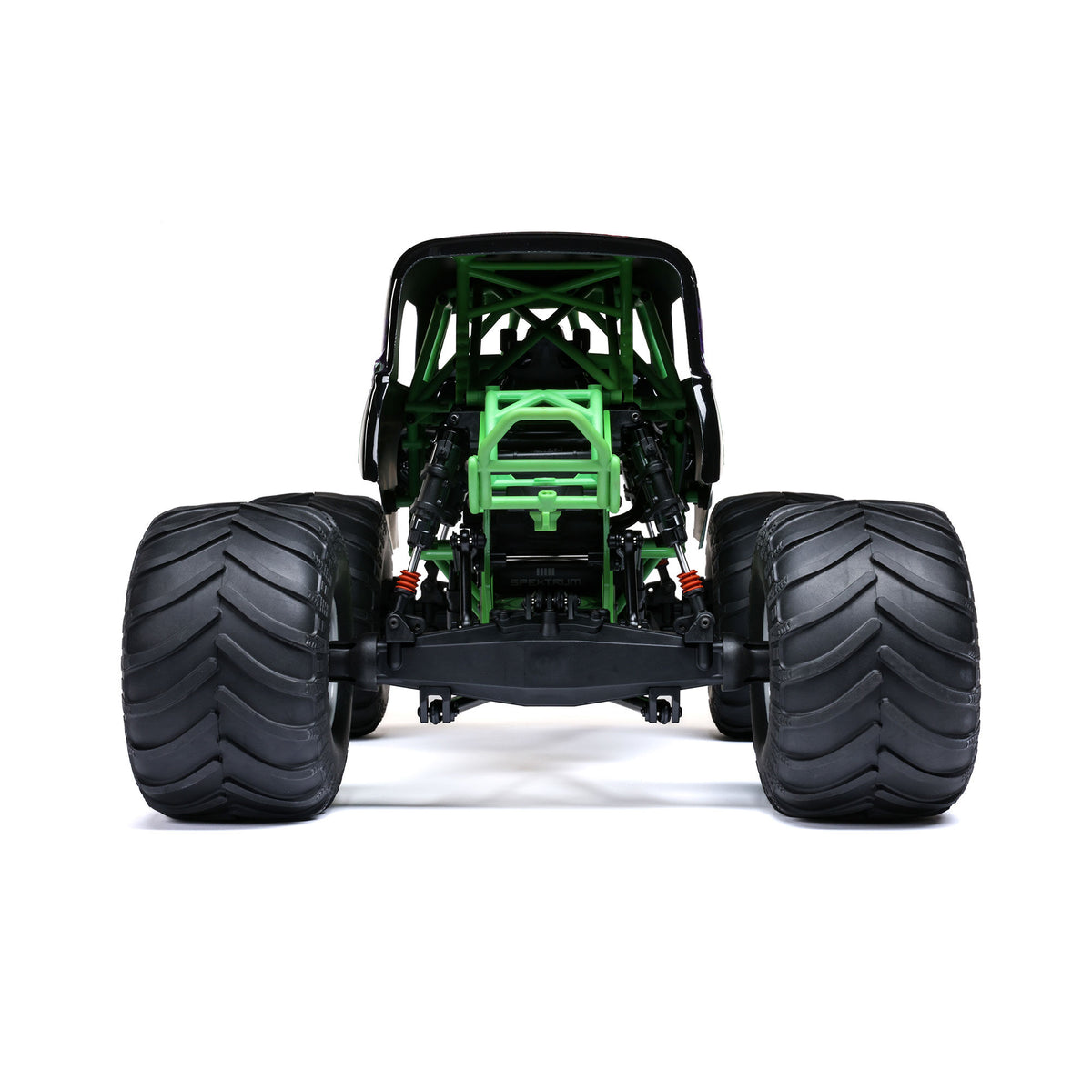 Losi LMT 2.0 Grave Digger detailed Monster Jam chassis view