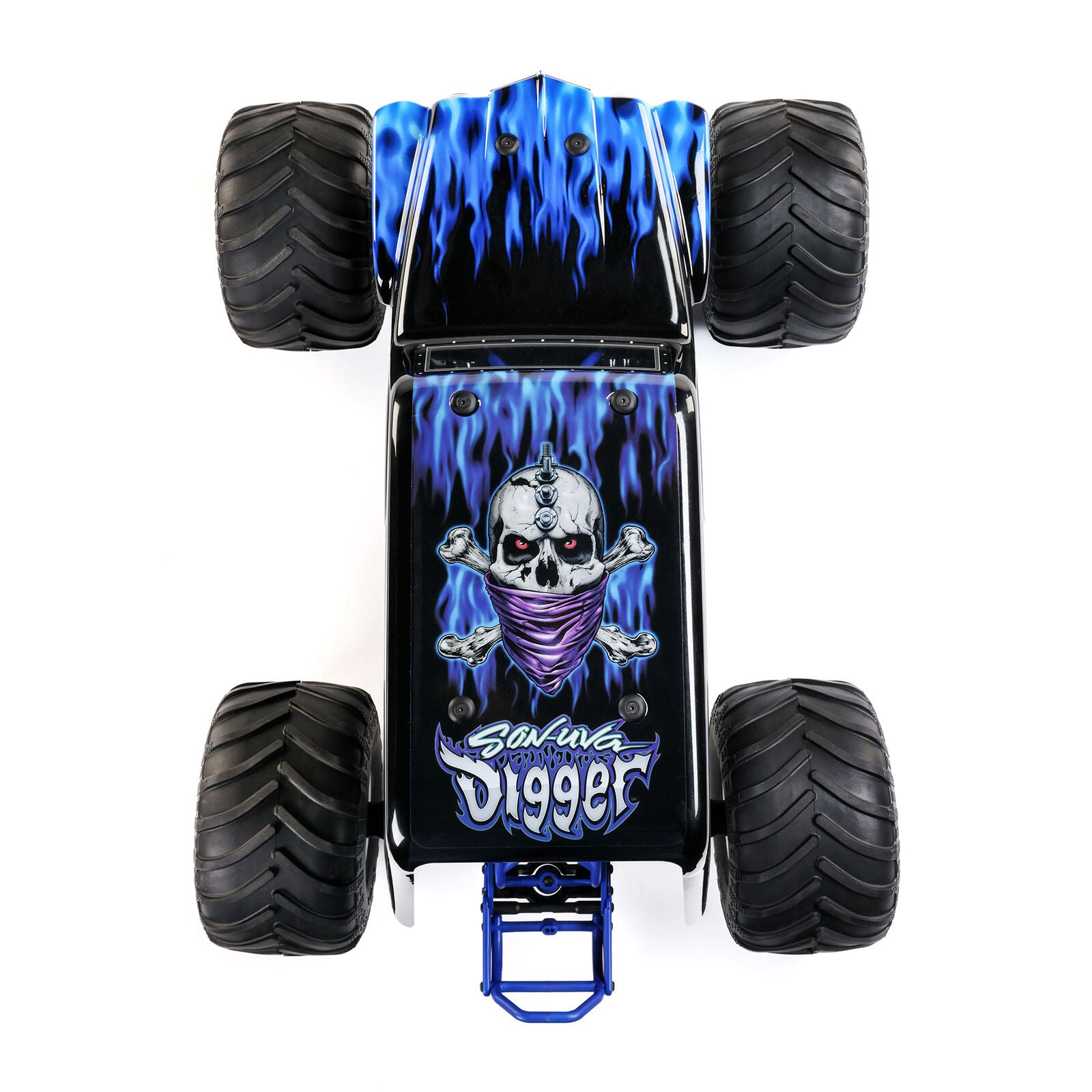 Losi LMT 2.0 Son-uva Digger 1/8 chassis and body detail