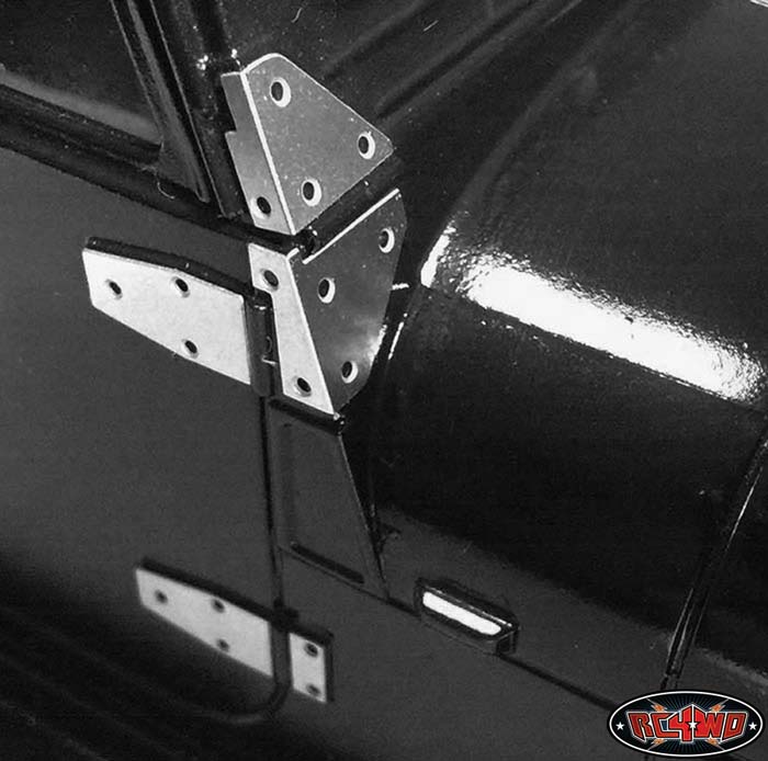 RC4WD Metal Hinge Set for Tamiya CC-01 Jeep Wrangler detail