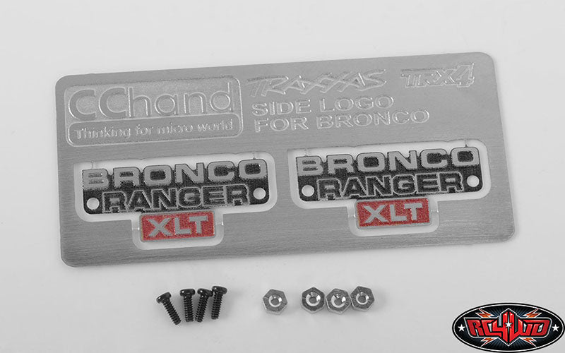 RC4WD Side Metal Emblem for Traxxas TRX-4 1979 Bronco Ranger XLT detail