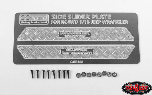 RC4WD Metal Side Diamond Plates for 1/18 Gelande II Black Rock detail