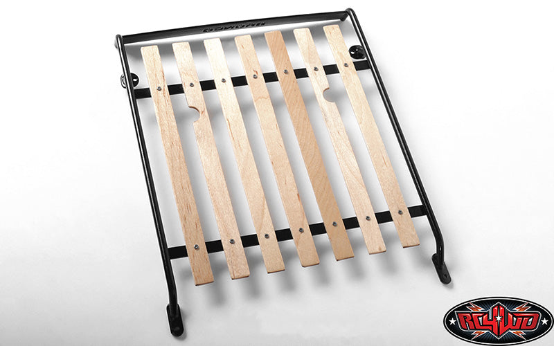 RC4WD Wooden Roof Rack for Traxxas TRX-4 79 Bronco Ranger XLT Black detail