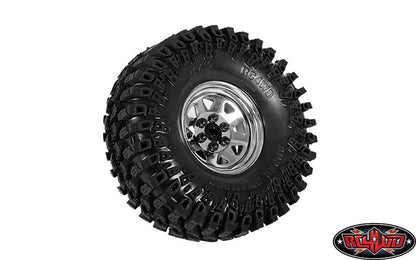 RC4WD Z-W0002 chrome 6 Lug Wagon 1.9 steel stamped beadlock wheels — official image 4