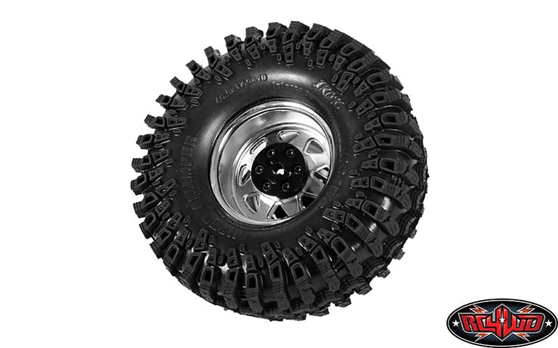 RC4WD Z-W0002 chrome 6 Lug Wagon 1.9 steel stamped beadlock wheels — official image 5