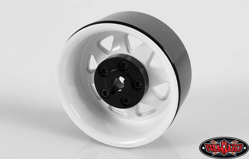 RC4WD Z-W0127 white 5 Lug Wagon 1.9 steel stamped beadlock wheel — official image 2