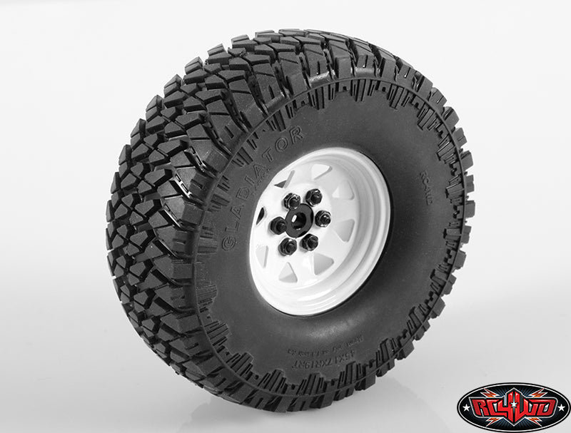 RC4WD Z-W0128 white 6 Lug Wagon 1.9 steel stamped beadlock wheels — official image 4