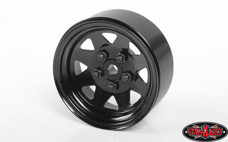 RC4WD Z-W0129 black 5 Lug Wagon 1.9 steel stamped beadlock wheel — official image 1