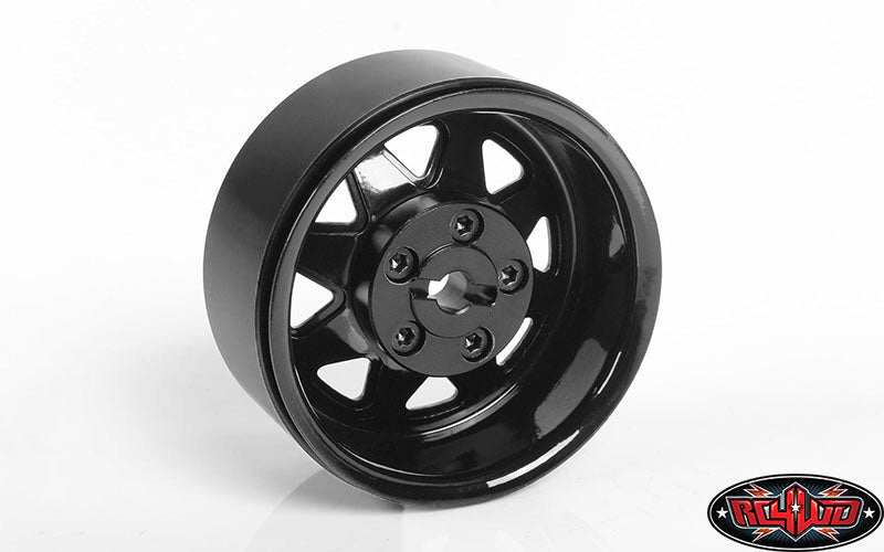 RC4WD Z-W0129 black 5 Lug Wagon 1.9 steel stamped beadlock wheel — official image 2