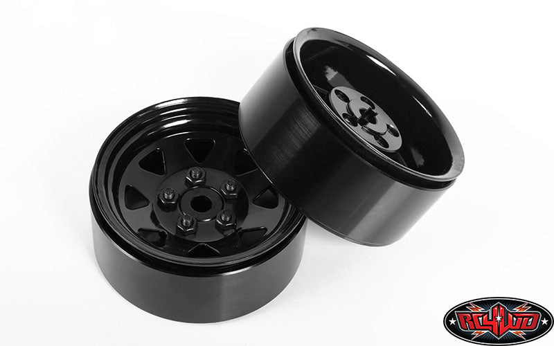 RC4WD Z-W0129 black 5 Lug Wagon 1.9 steel stamped beadlock wheel — official image 3