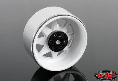 RC4WD Z-W0146 6 Lug Wagon 2.2 steel stamped beadlock wheels in white — official image 2