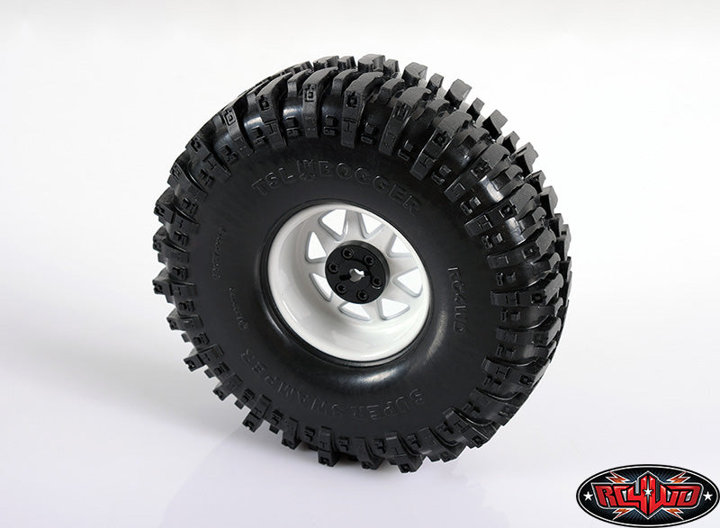 RC4WD Z-W0146 6 Lug Wagon 2.2 steel stamped beadlock wheels in white — official image 7