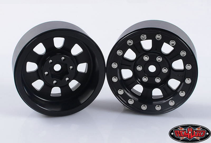 RC4WD Raceline Monster 2.2 beadlock wheels Black Z-W0193 — official product image 4
