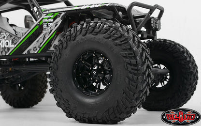 RC4WD Fuel Hostage 2.2-inch beadlock wheel mounted tire close-up