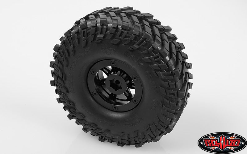 RC4WD Fuel Hostage wheel and tire installed example on Axial Wraith