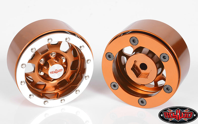 RC4WD Toyo 1.9 beadlock wheels front and rear detail