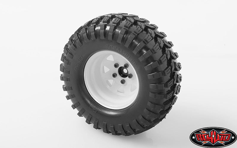 RC4WD Z-W0242 white 5 Lug Deep Dish Wagon 1.9 steel stamped beadlock wheels — official image 5