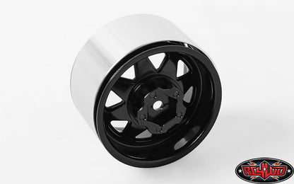RC4WD Z-W0243 black 5 Lug Deep Dish Wagon 1.9 steel stamped beadlock wheels — official image 2