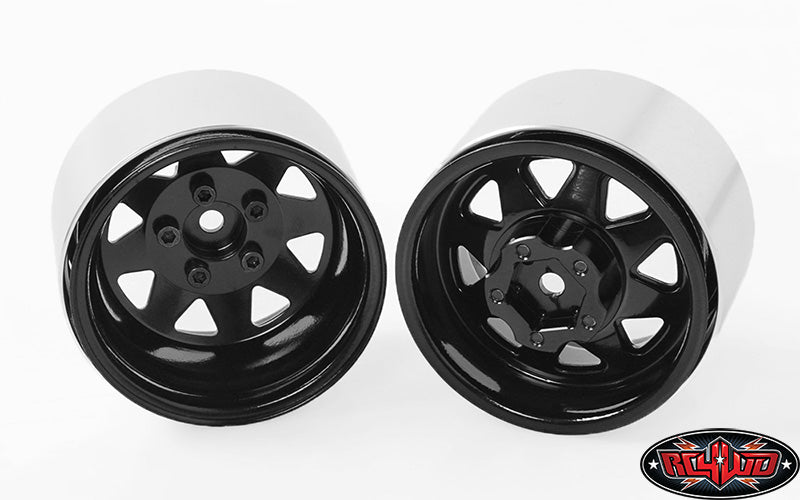 RC4WD Z-W0243 black 5 Lug Deep Dish Wagon 1.9 steel stamped beadlock wheels — official image 3