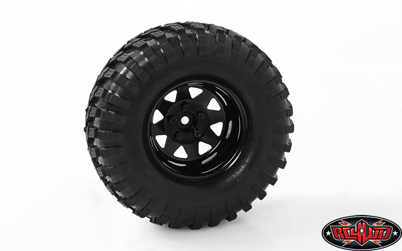 RC4WD Z-W0243 black 5 Lug Deep Dish Wagon 1.9 steel stamped beadlock wheels — official image 5
