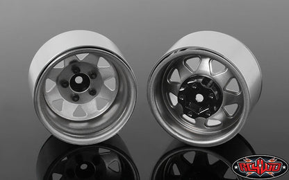 RC4WD Z-W0244 plain 5 Lug Deep Dish Wagon 1.9 steel stamped beadlock wheels — official image 3