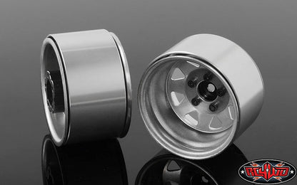 RC4WD Z-W0244 plain 5 Lug Deep Dish Wagon 1.9 steel stamped beadlock wheels — official image 4