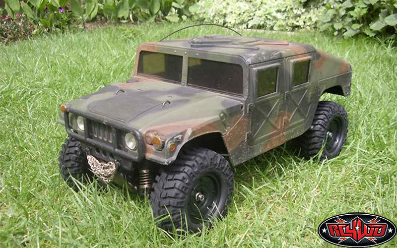 Military-style customer truck using RC4WD Prowler XS tires
