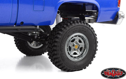 RC4WD BFGoodrich Mud-Terrain KM tire close-up on Trail Finder 2 K10