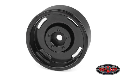 RC4WD Landies Vintage Z-W0136 black wheel front detail