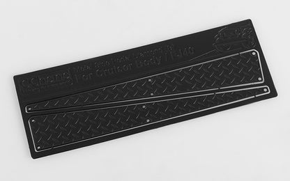 RC4WD METAL SIDE DIAMOND PLATES – STYLE B – FOR CRUISER BODY – BLACK