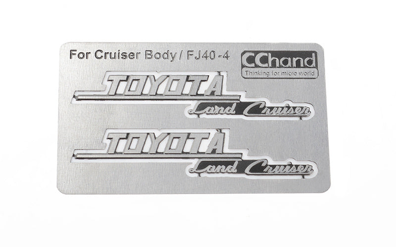 Side Metal Emblems for RC4WD Cruiser Body (Side B)