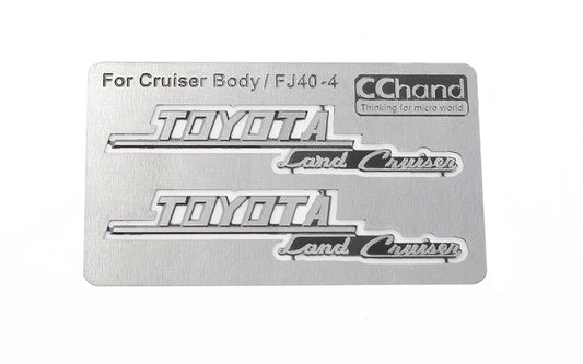 Side Metal Emblems for RC4WD Cruiser Body (Side B)