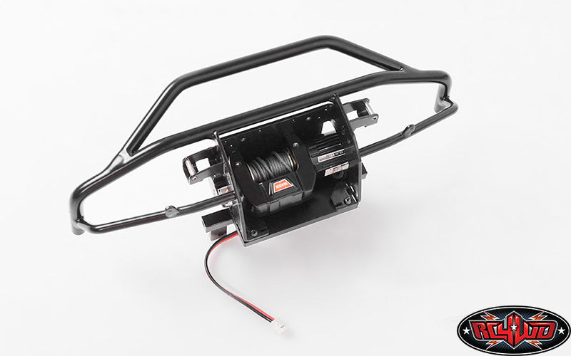 RC4WD Rough Stuff Metal Front Bumper VVV-C0206 winch mounting view