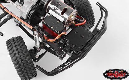 RC4WD Rough Stuff Metal Front Bumper VVV-C0206 installed application view